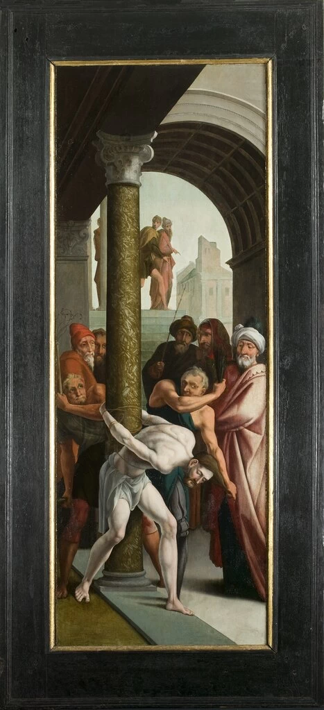 Trittico con Crocifissione a più figure - Museum Catharijneconvent, retro 1